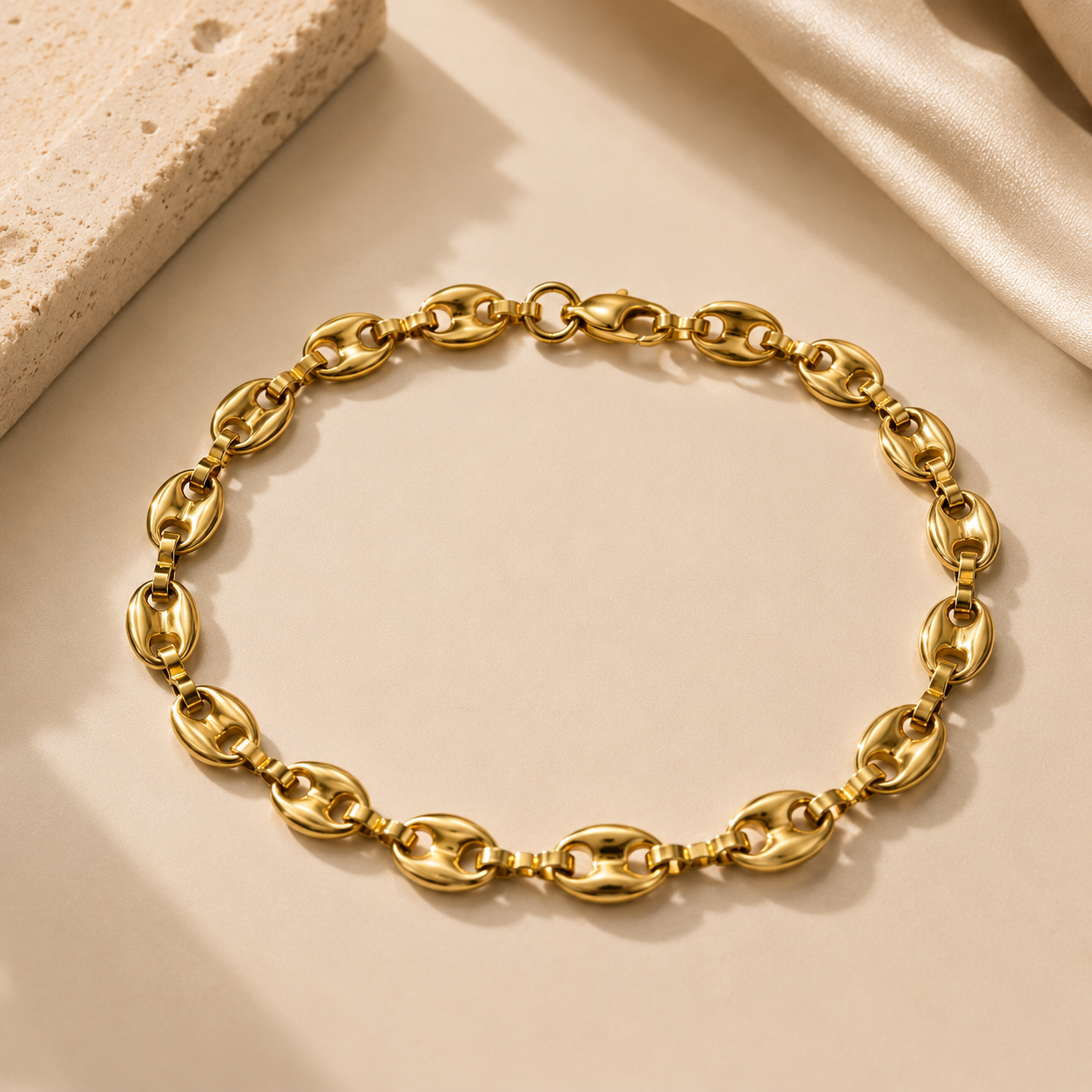 Golden Roast Anklets
