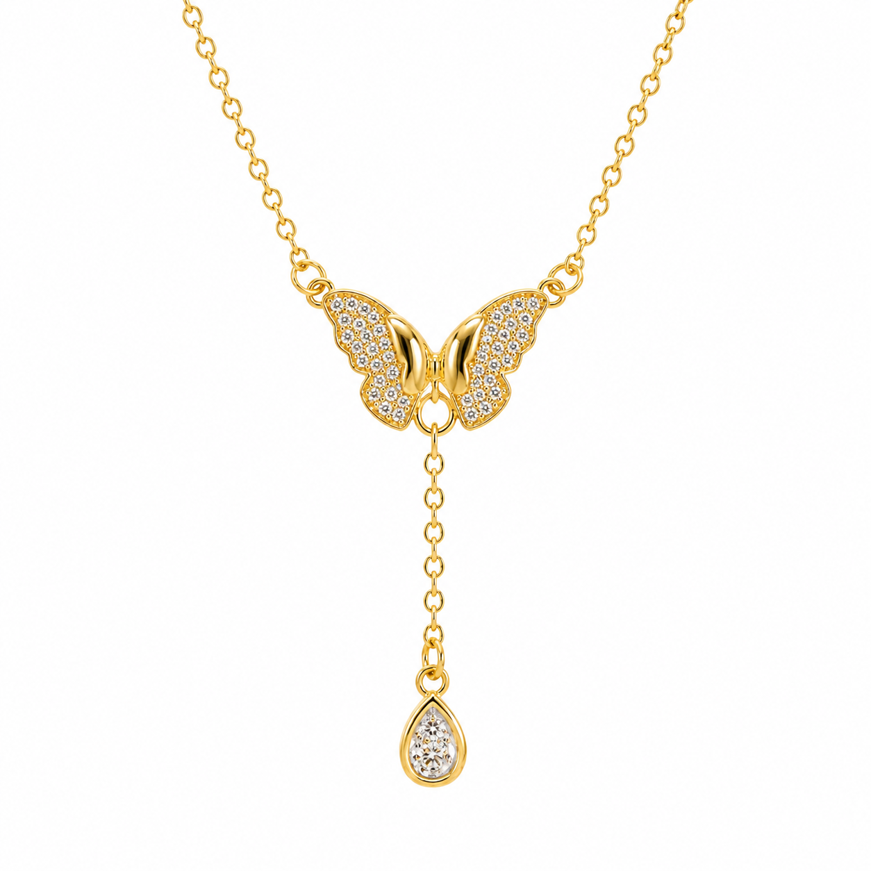 Mariposa Drop Necklace