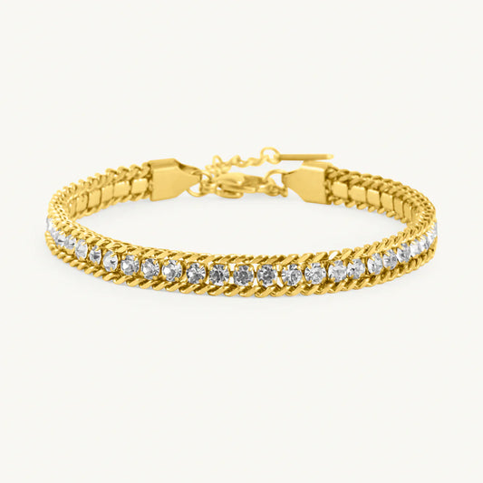 Celesta Weave Tennis Bracelet