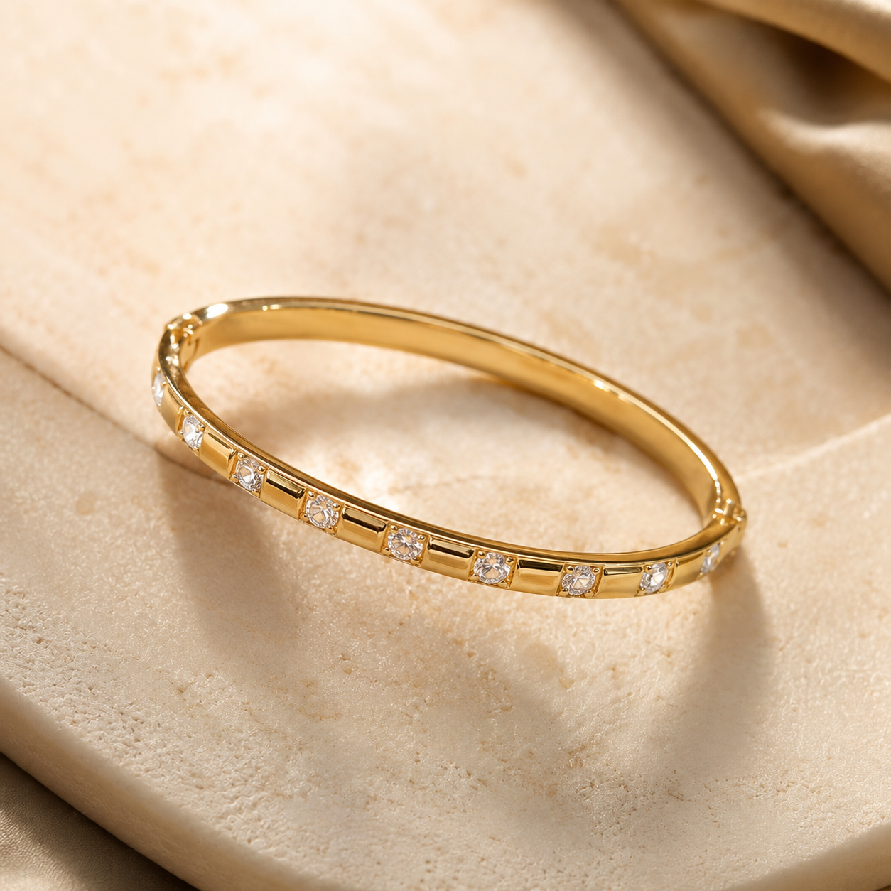 Crystal Bangle Bracelet
