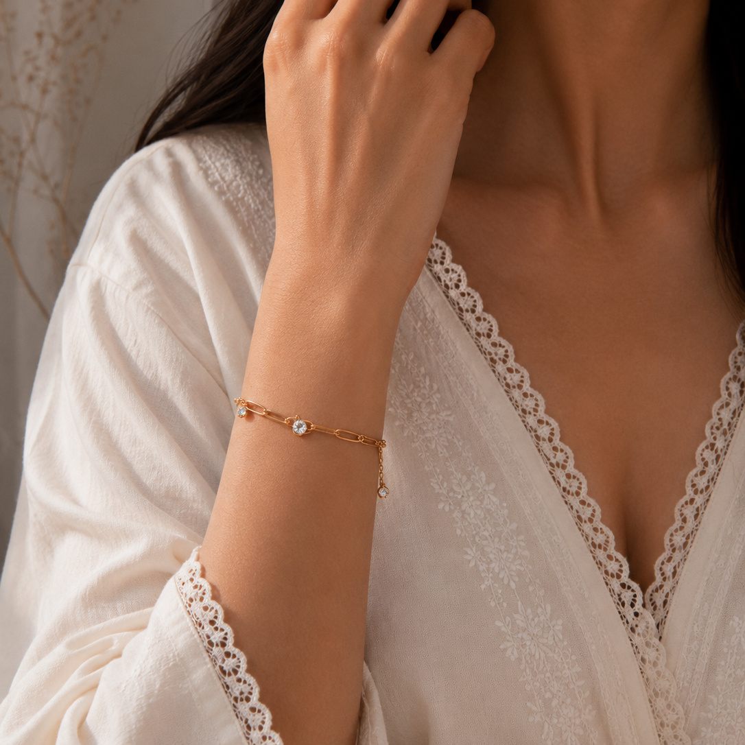 Paperclip Luxe Bracelet