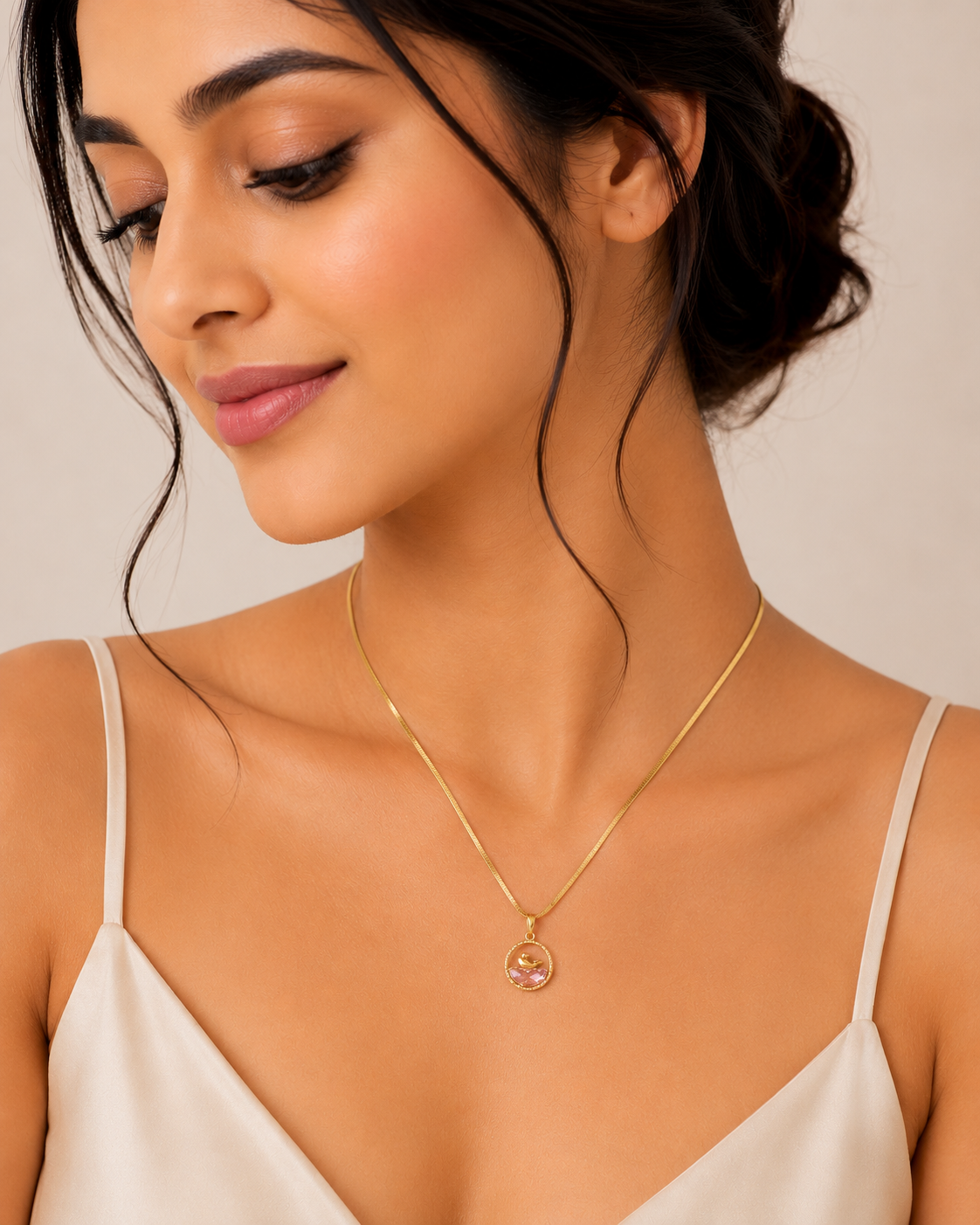 Lunaria Dolphin Pendant