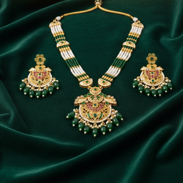 Haripriya Emerald Pearl Haar
