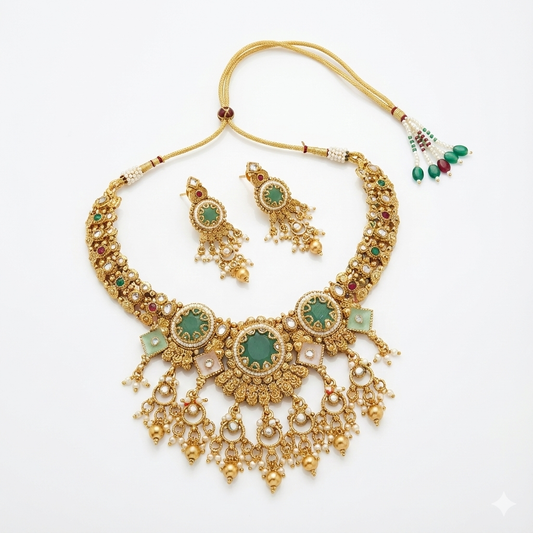 Samaira Rajwadi Stone Haar