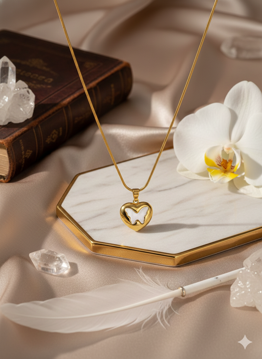 Sleek Butterfly Necklace