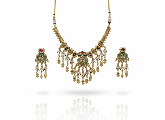Anaya Heritage Latkan Necklace