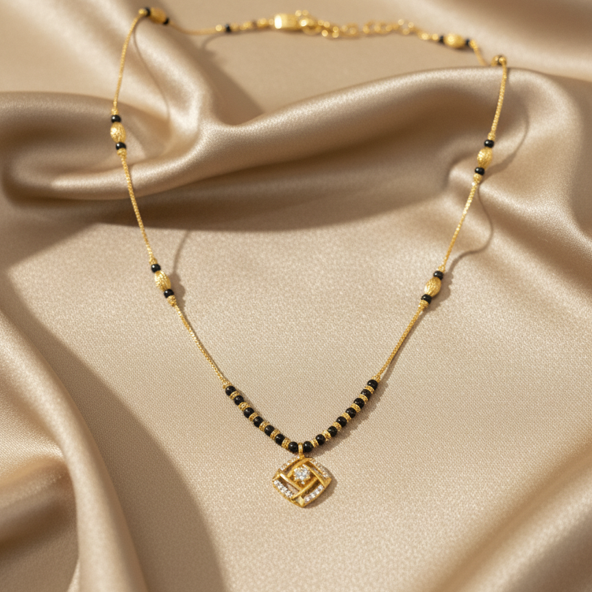 Diamond Cut Mangal Sutra