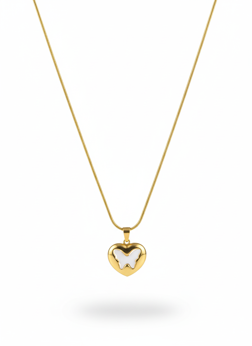 Sleek Butterfly Necklace