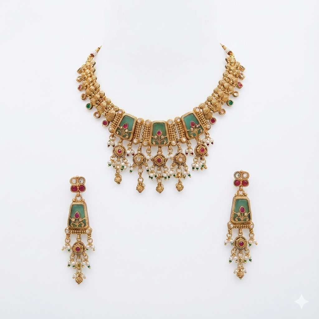 Mahira Rajwadi Haar Set