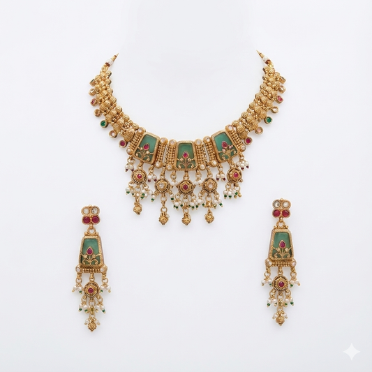 Mahira Rajwadi Haar Set