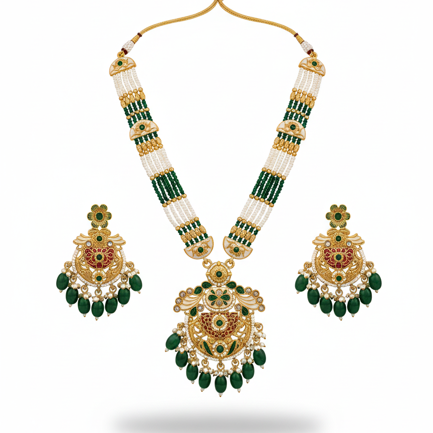 Haripriya Emerald Pearl Haar