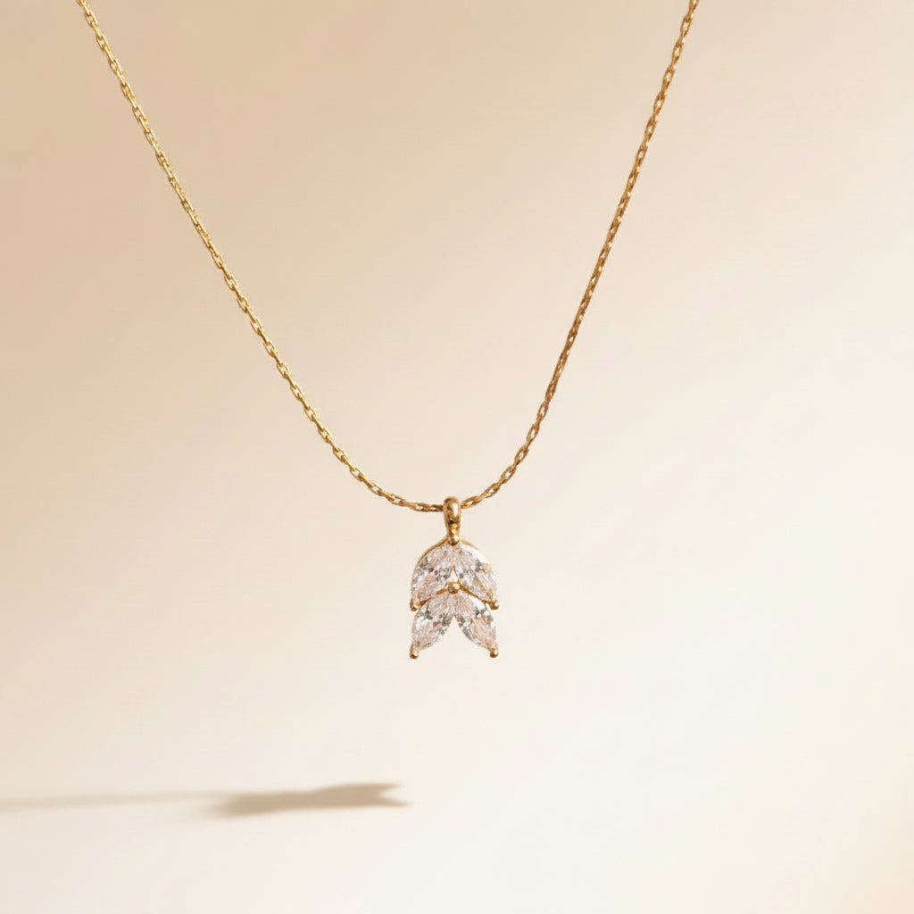 Celeste Leaf Necklace