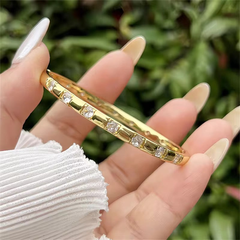 Crystal Bangle Bracelet