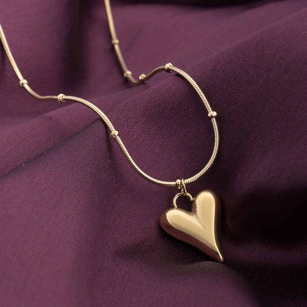 Beaded Heart Necklace