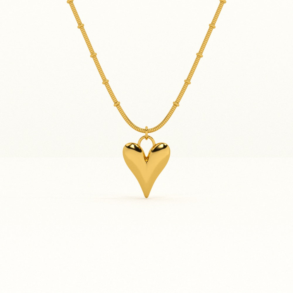 Beaded Heart Necklace