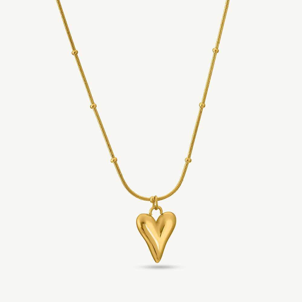 Beaded Heart Necklace