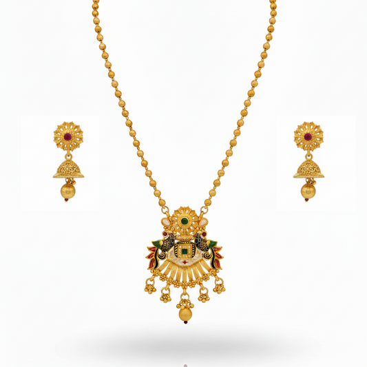 Peacock Rajwadi Mangalsutra