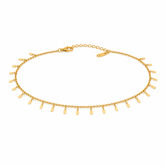 Golden Drizzel Anklets