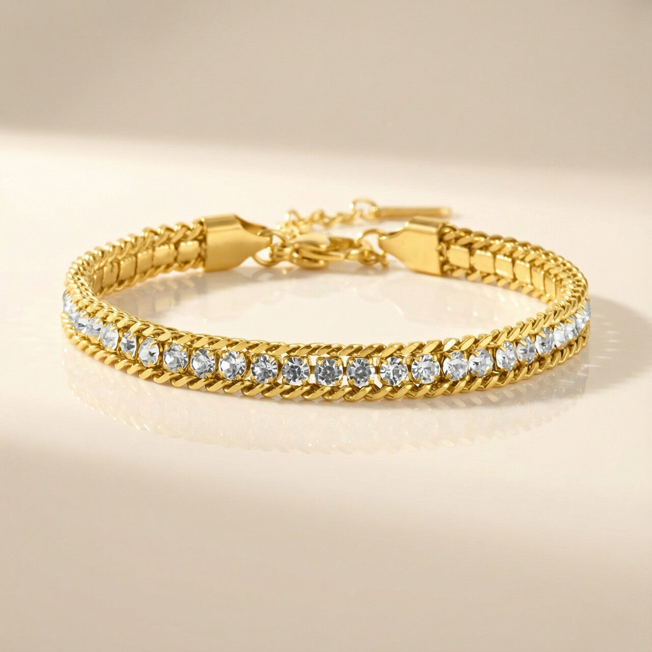 Celesta Weave Tennis Bracelet