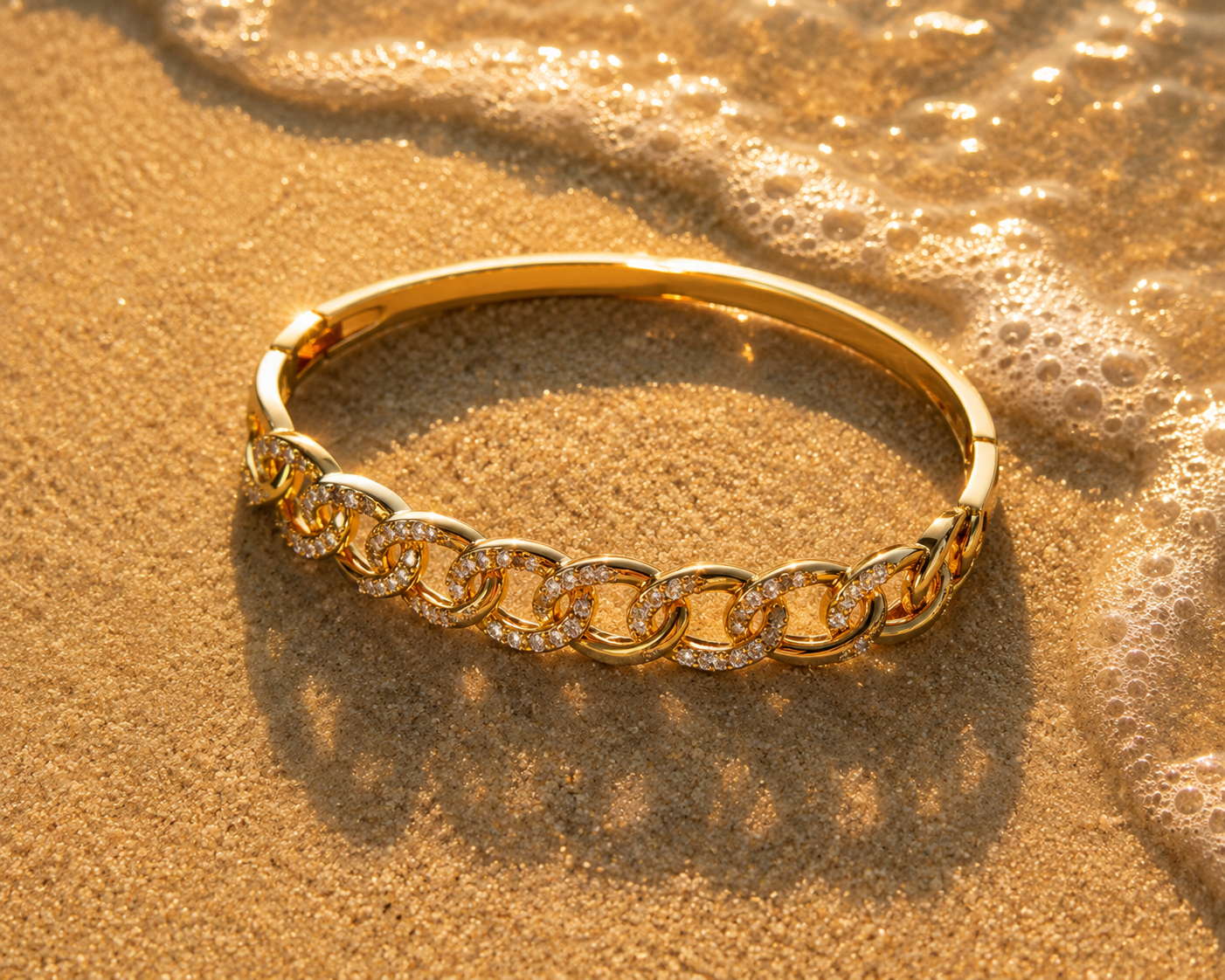 Infinity Link Zircon Bracelet