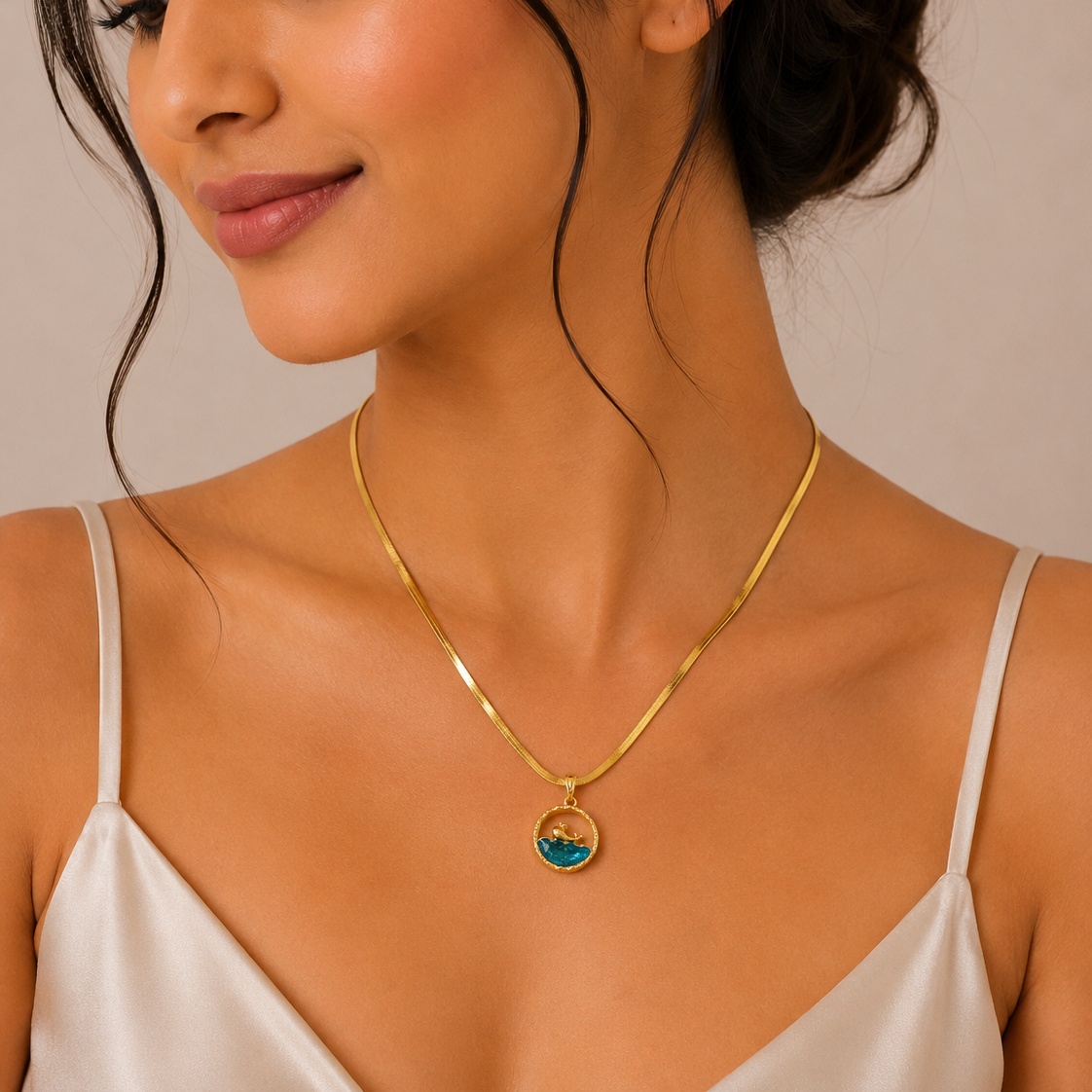 Seabloom Chain Pendant