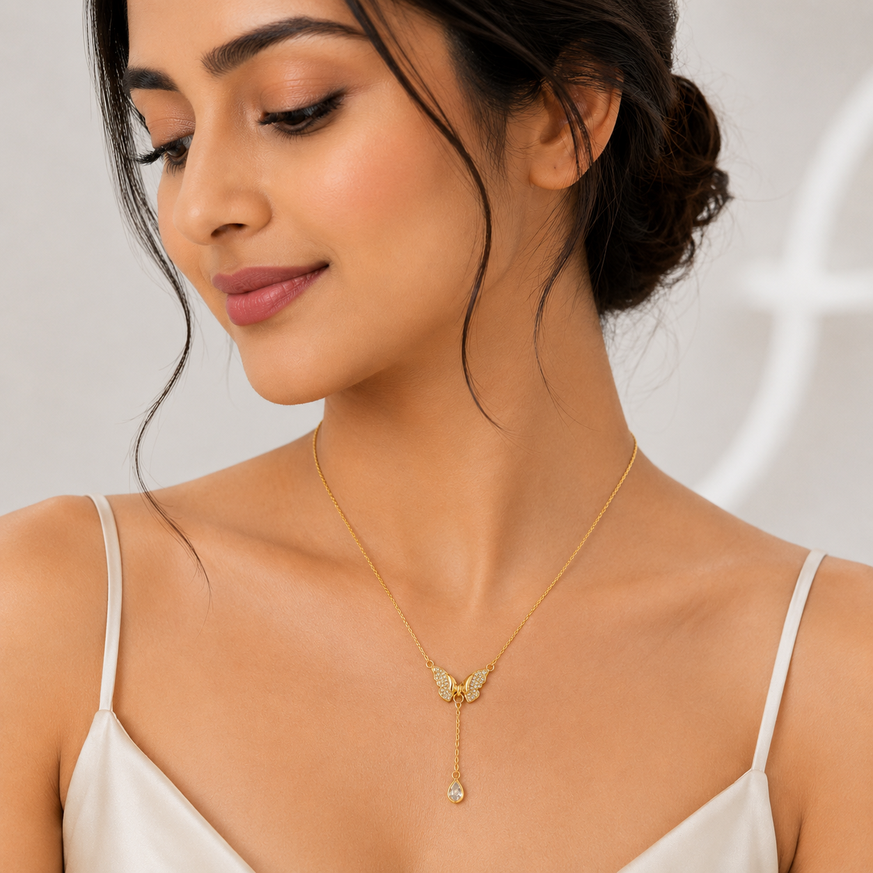 Mariposa Drop Necklace