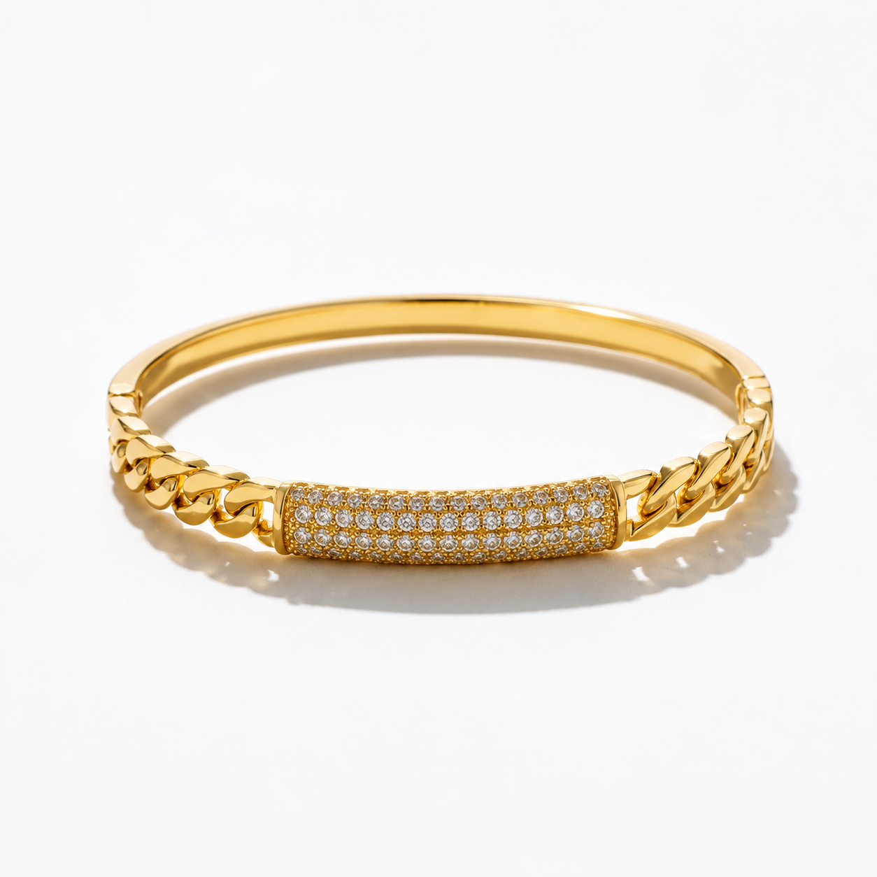 Cuban Pave Bracelet