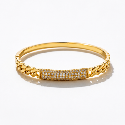 Cuban Pave Bracelet