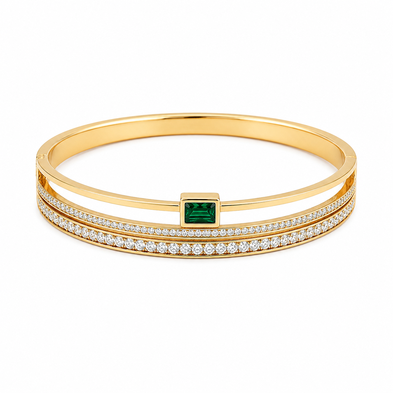 Emerald Aura Bracelet