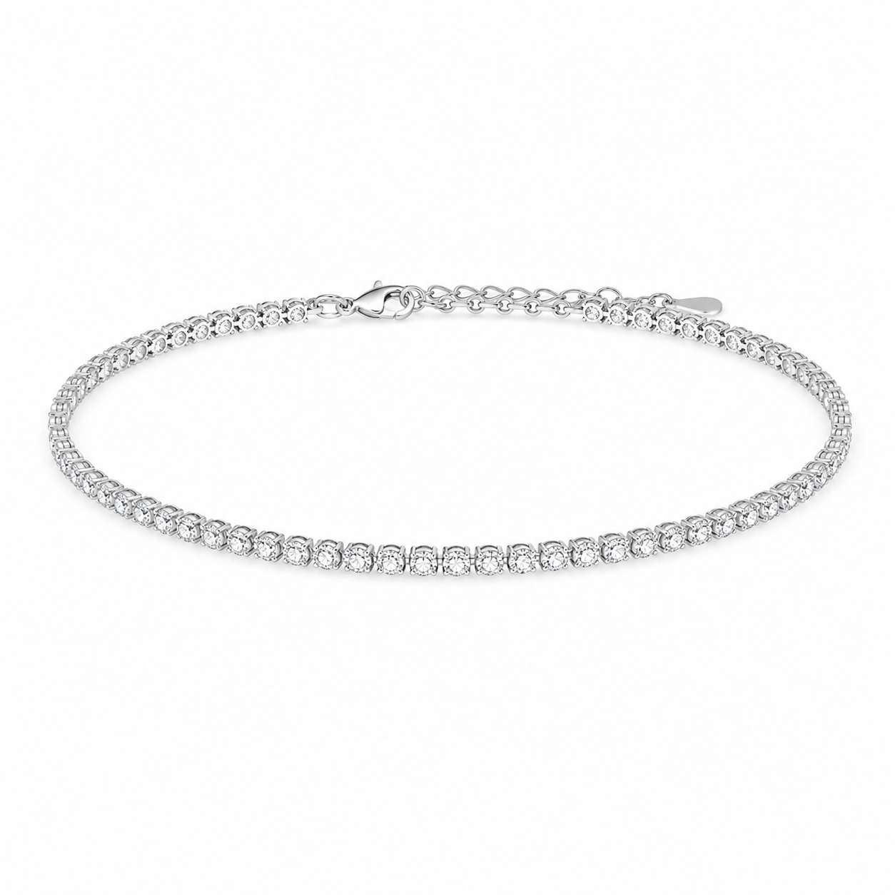 Infinity Zircon Tennis Anklets