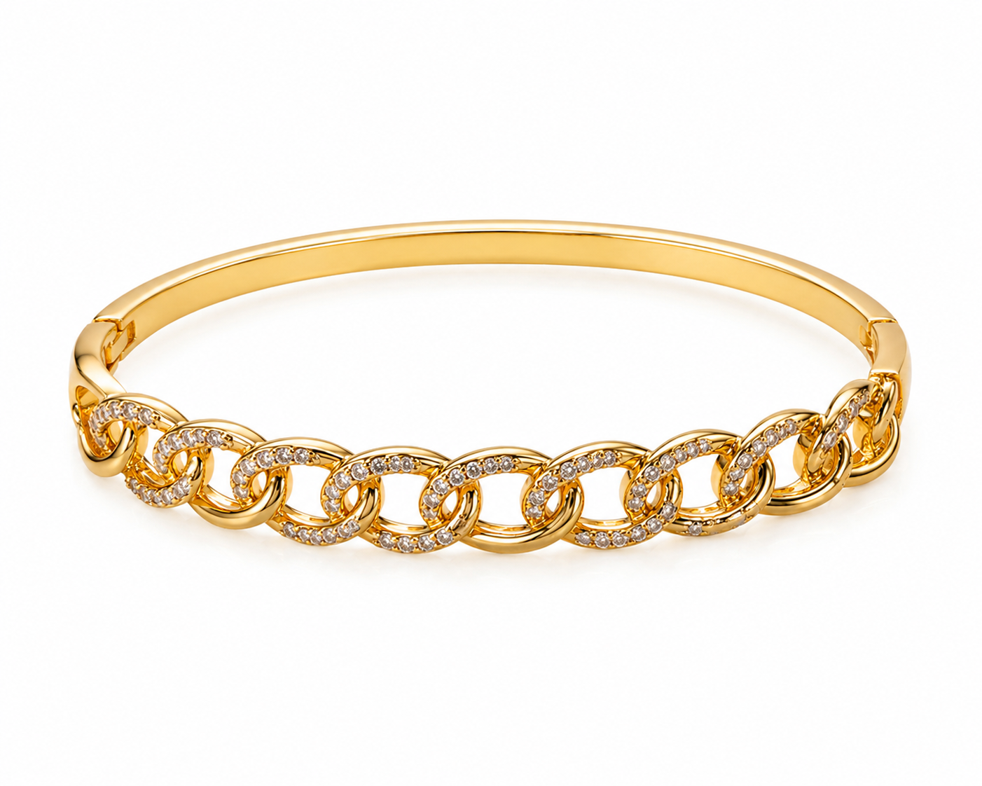 Infinity Link Zircon Bracelet