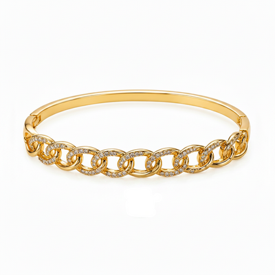 Infinity Link Zircon Bracelet