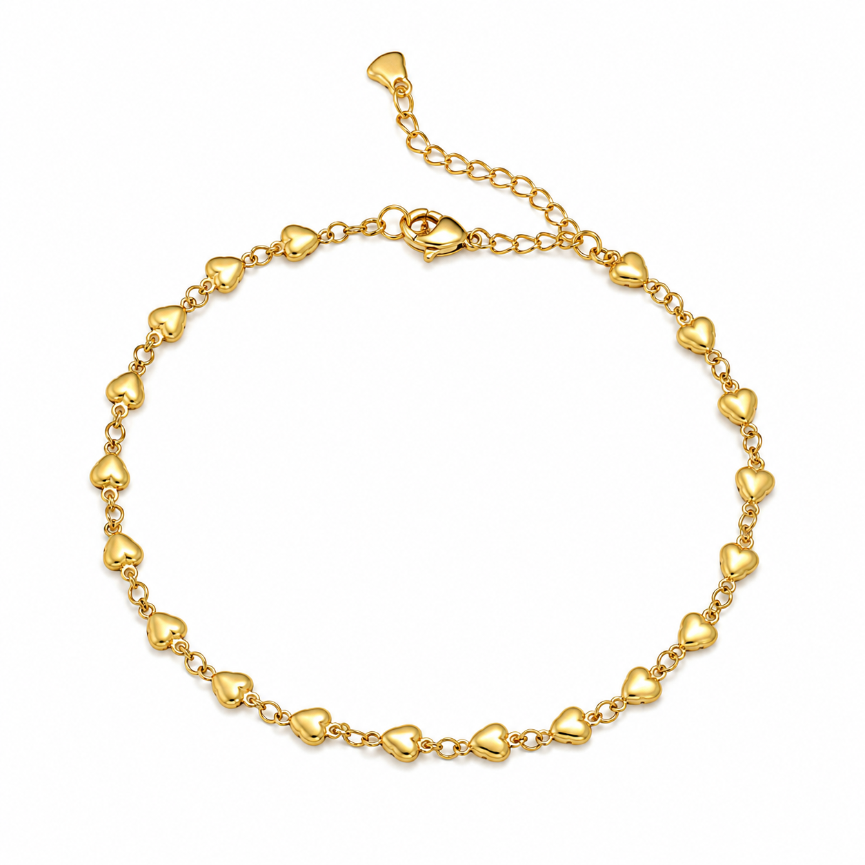 Heartline Anklet