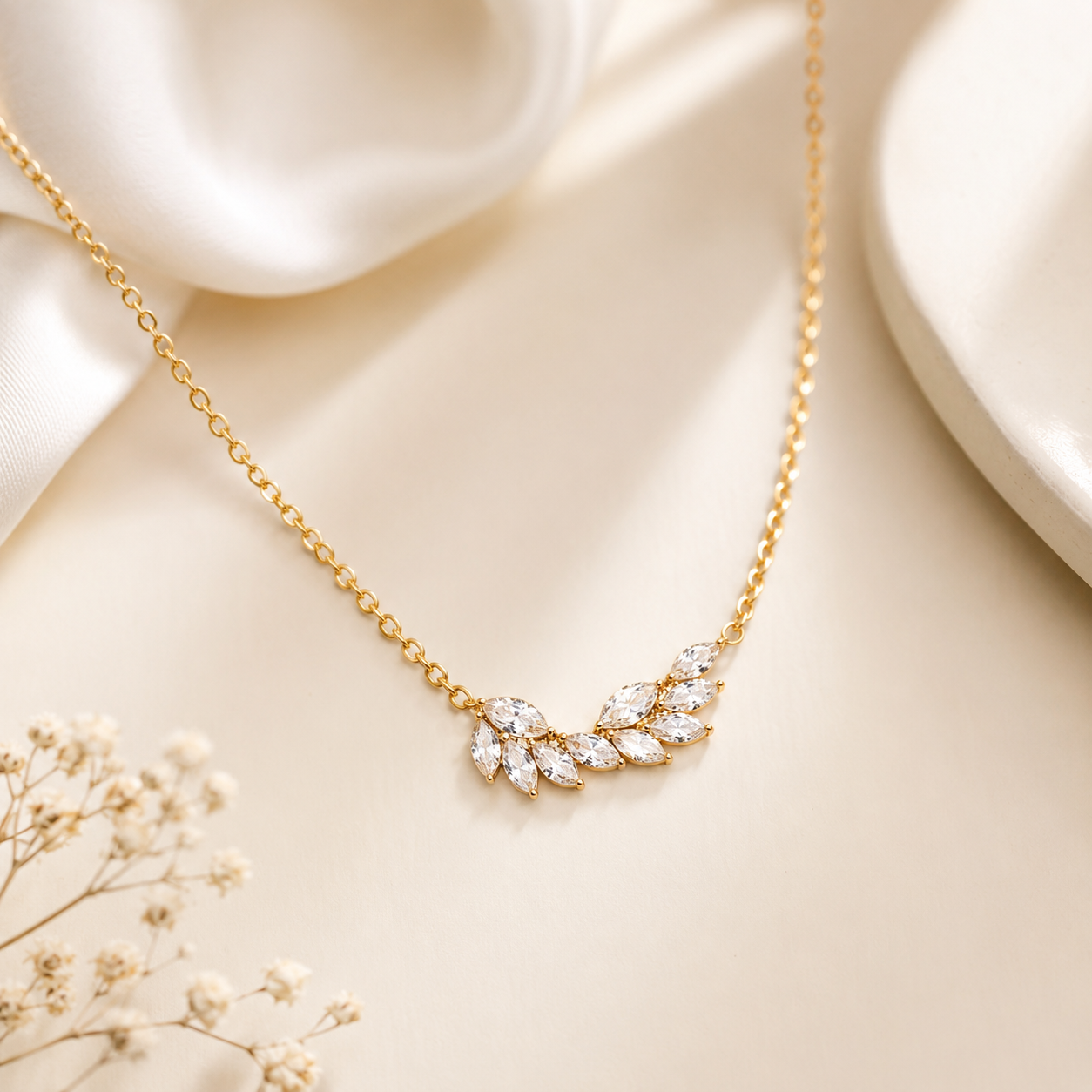 Olive Leaf Necklace