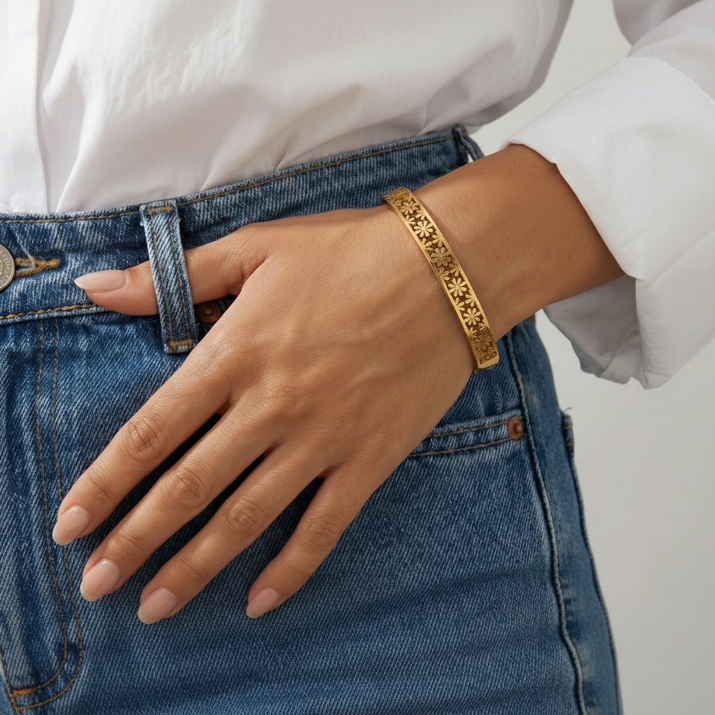 Blossom Bangle Bracelet