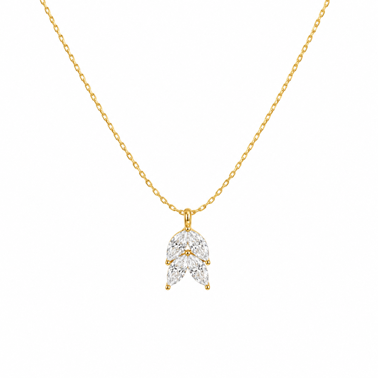 Celeste Leaf Necklace