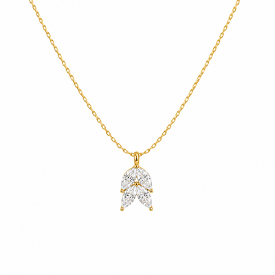 Celeste Leaf Necklace