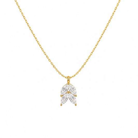 Celeste Leaf Necklace