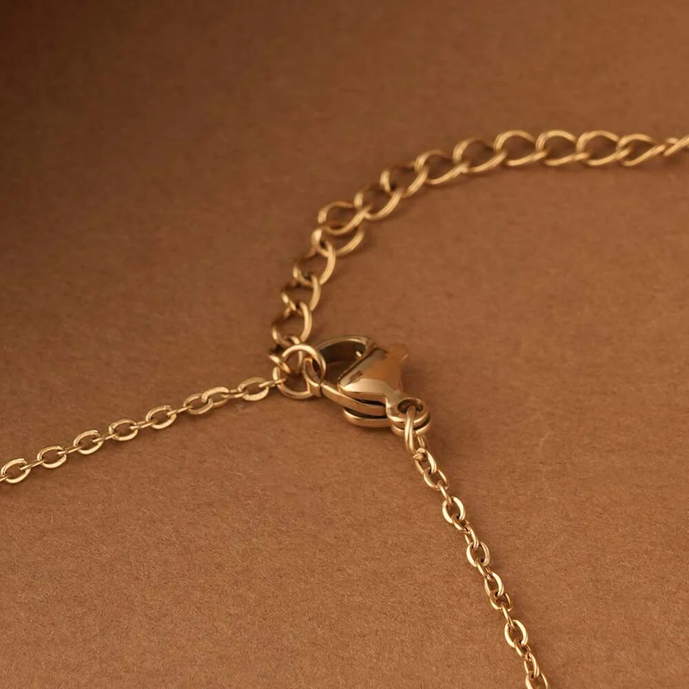 Triple Heart Anklets