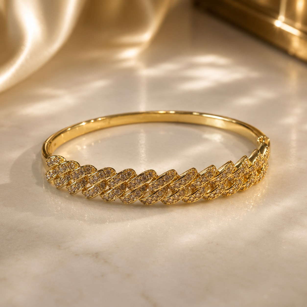 Golden Cuban Bracelet