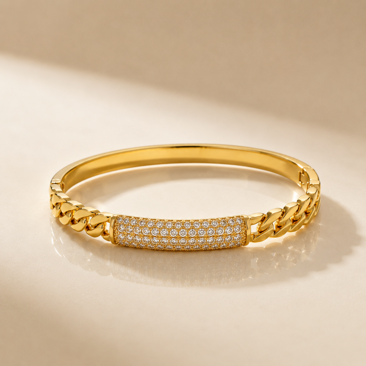 Cuban Pave Bracelet
