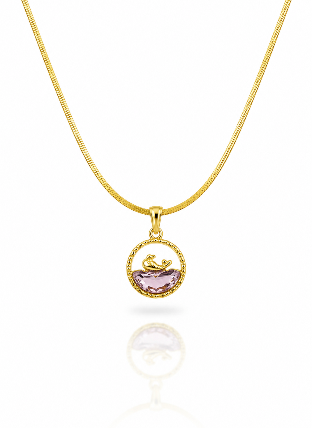 Lunaria Dolphin Pendant