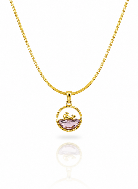 Lunaria Dolphin Pendant