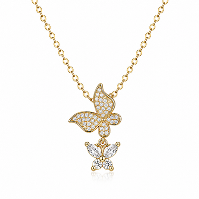 Twinflight Butterfly Necklace