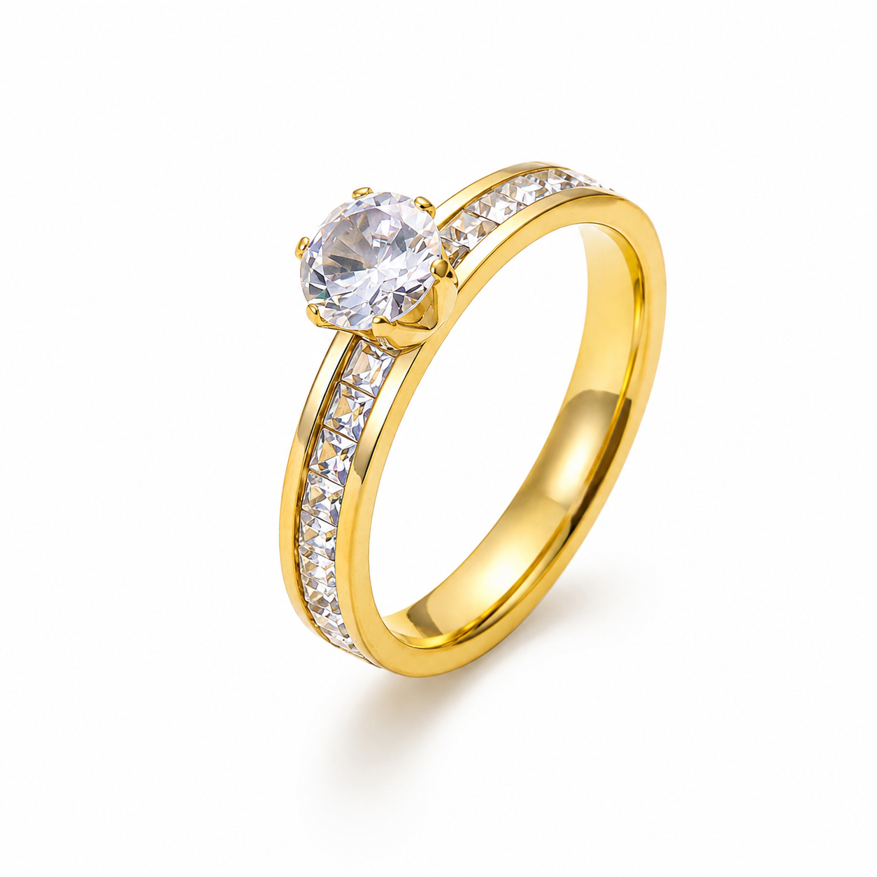 Aurora Solitaire Ring